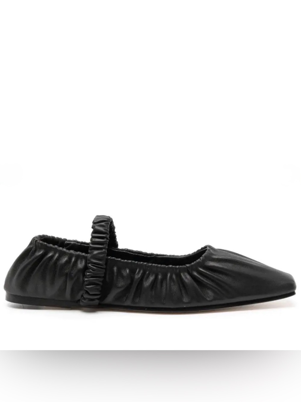 Studio Amelia Zadie Ballerina Ballet Flats Leather Mary Jane Black Size 8